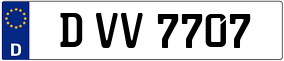 Truck License Plate